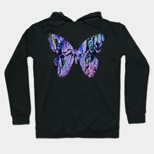 Paint Poured Butterfly 4 Hoodie